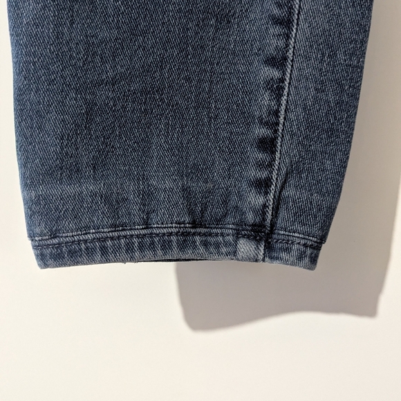 Madewell 9" Mid-Rise Skinny Blue Denim Stretch Short Hemmed Inseam Size 30 N - Picture 2 of 7